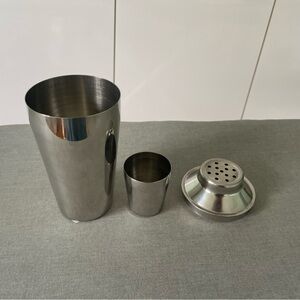 Acopa 3 piece bar shaker set in stainless steel